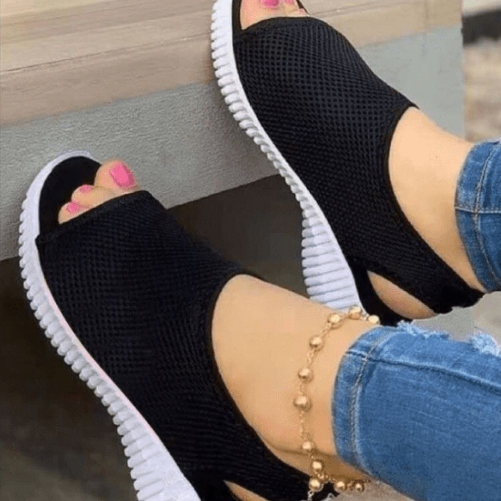 Sandália Feminina Ortopédica Confortável e Ajustável Sponge Mice