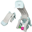 Playground Infantil 3 em 1 Escorregador Cesta Basquete Gol Importway