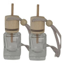 Kit com Pingente de Vidros Aromatizador para Casa e Carro 10ml