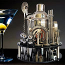 Kit Barman Coquetel 750ml Profissional Rotativa Aço Inoxidável Premium