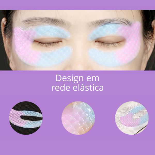 Máscara Antienvelhecimento com Ácido Hialurônico e Colágeno para Área dos Olhos