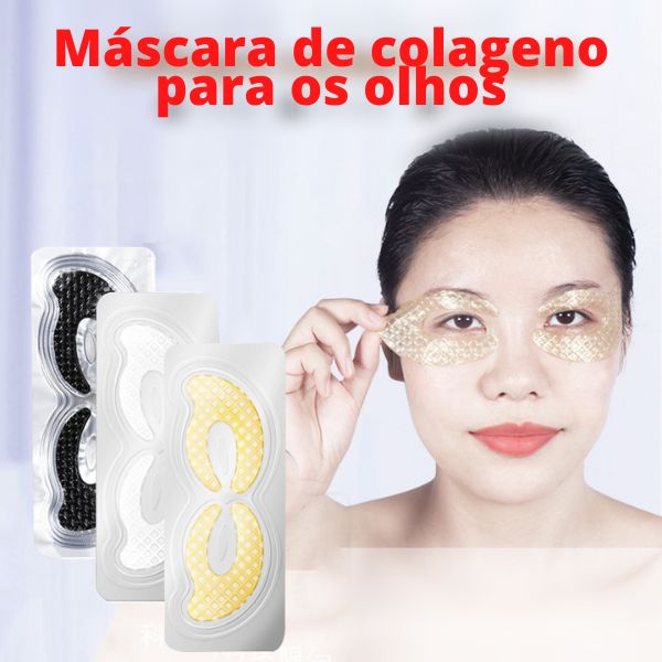 Máscara Antienvelhecimento com Ácido Hialurônico e Colágeno para Área dos Olhos