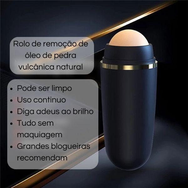 Rolo Antioleosidade de Pedra Vulcânica Natural