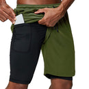 Short de Exercícios para Homens 2 em 1