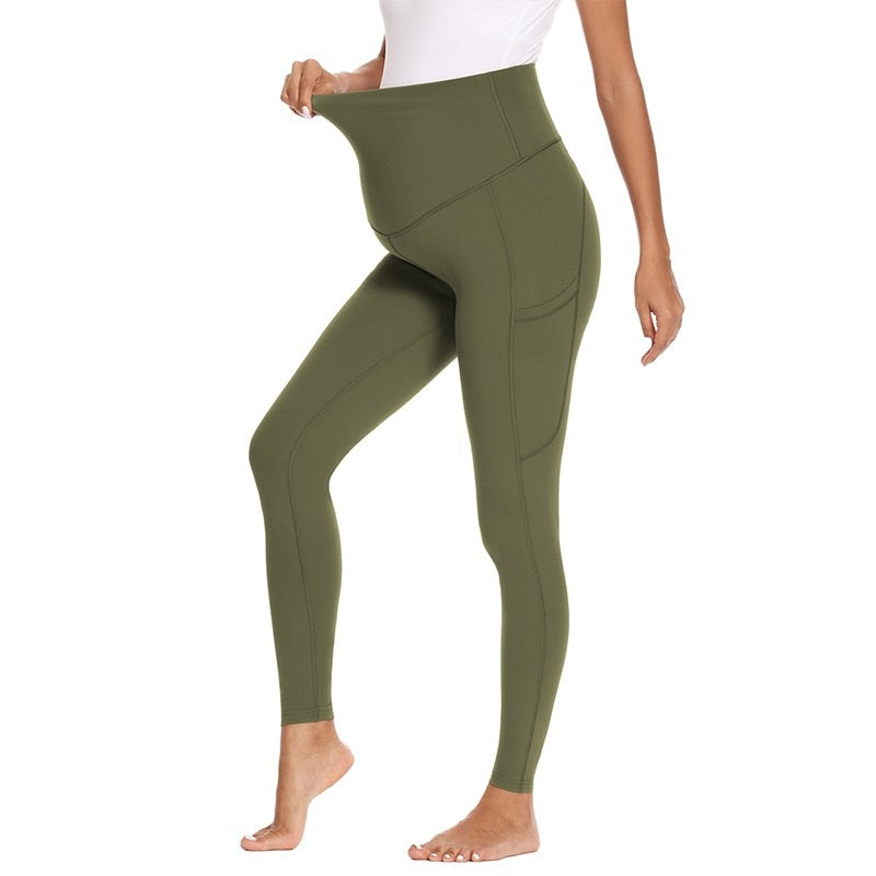 Legging Cintura Alta com Bolso para Grávidas