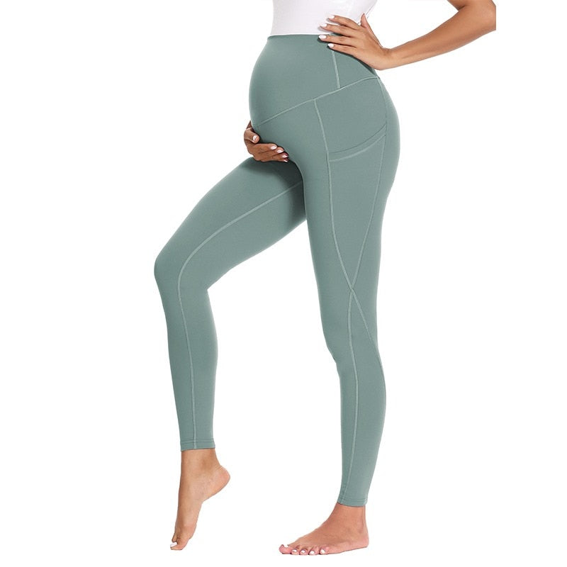 Legging Cintura Alta com Bolso para Grávidas