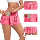 Short Feminino Esportivo Fitness com Bolso Interno