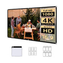 Tela para Projetor Wewatch Portátil e Dobrável 16:9 Full HD 4k