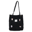 Bolsa de Ombro Aveludada Casual Feminina