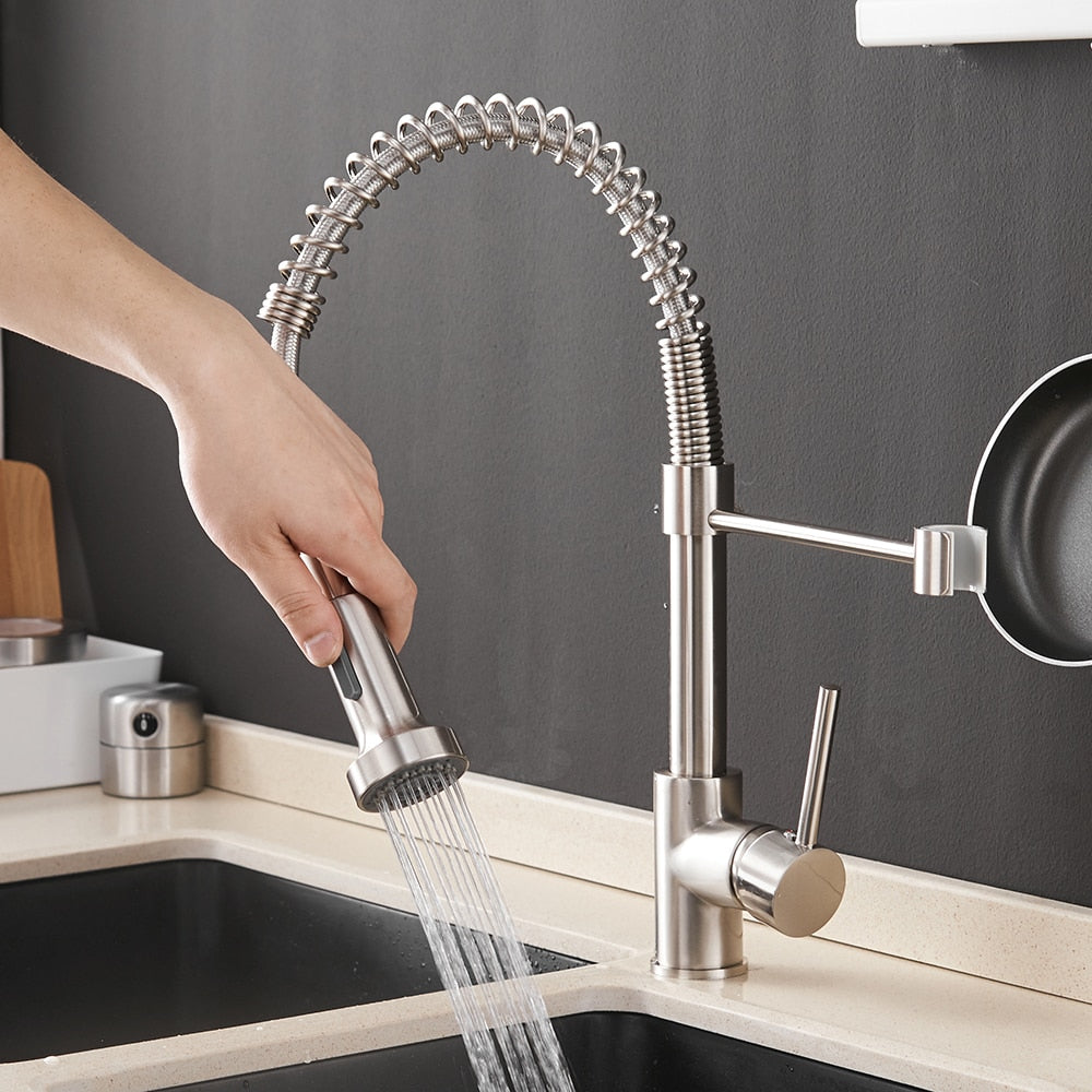 Torneira Flexível para Cozinha com Misturador de Água