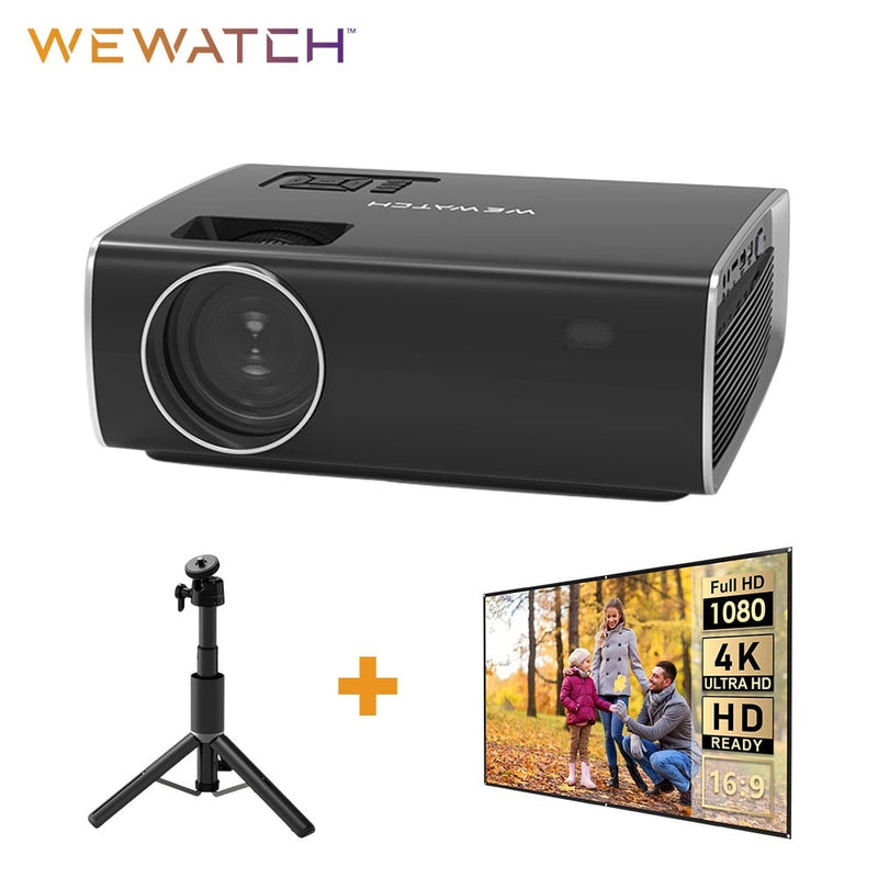 Projetor Wewatch Portátil Full HD 1080p Bluetooth Wifi Modelo V56
