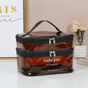 Bolsa Maquiagem Multifuncional Portátil para Viagens