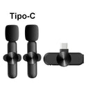 Microfone de Lapela Sem Fio para YouTuber