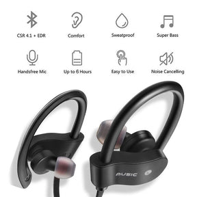 Fone de Ouvido Sem Fio com Microfone