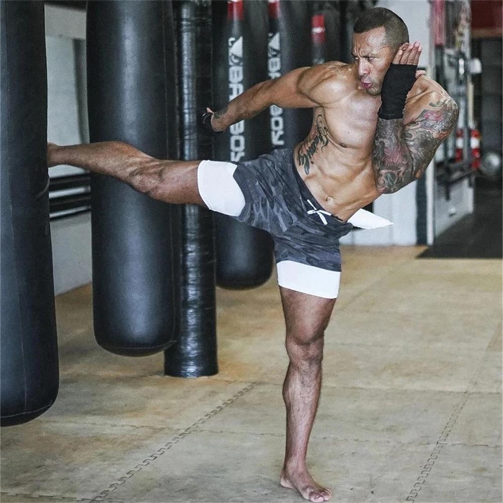 Short de Exercícios para Homens 2 em 1