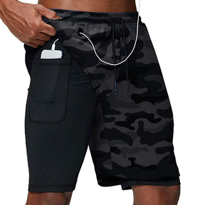 Short de Exercícios para Homens 2 em 1