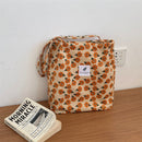 Bolsa de Ombro Aveludada Casual Feminina