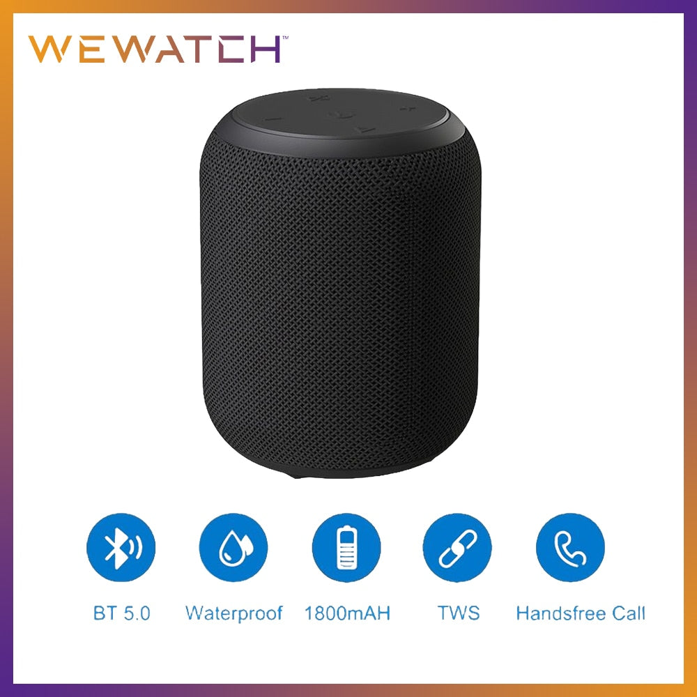Caixa de Som Wewatch Bluetooth Sem Fio à Prova D'água WBS01