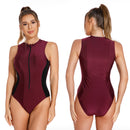 Maiô de Banho Esportivo com Zíper