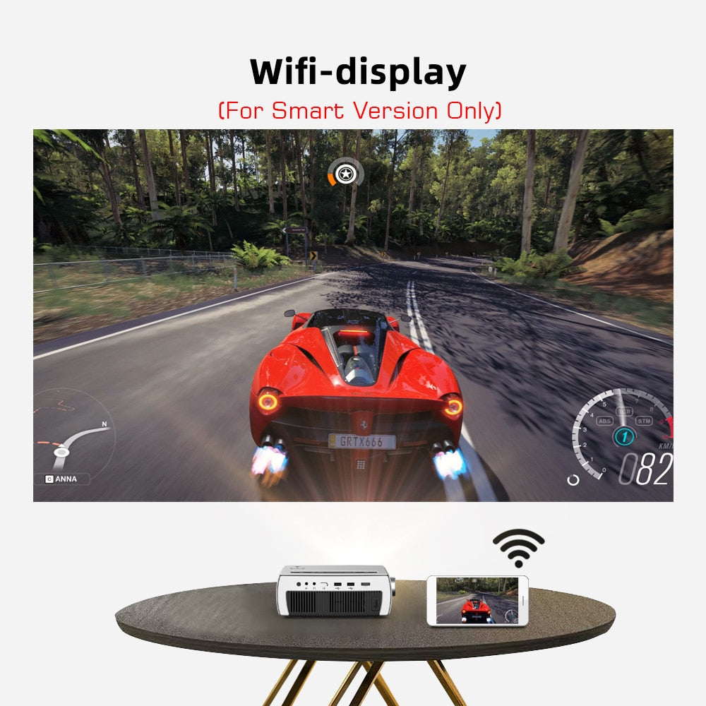 Mini Projetor Portátil Full HD Android Wifi