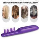 Escova de Cabelo Elétrica Desembaraçante. Serve em qualquer tipo de cabelo.