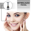 Estimulação facial com a Caneta Eletrônica Total Relax