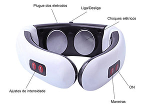 Massageador de Pescoço e Cervical Elétrico Portátil