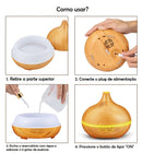 Como usar o Aromatizador de Ambiente Elétrico Ultrassônico 550ml LED