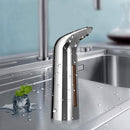 Dispenser Sabonete Líquido e Álcool Gel Automático EcoSmart cor prata